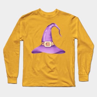 Purple witch hat Long Sleeve T-Shirt